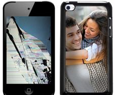 iPod Touch 4G - Personalised hard case - Black or white