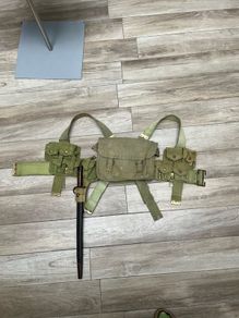 WW1 British dated 1908 webbing equipment set original 1918 1917