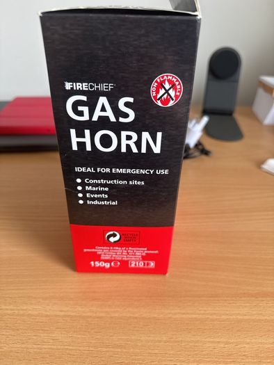 GAS Horn (for fore emergencies)