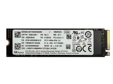 Sk Hynix 512GB M.2 NVMe Gen 4x4 Solid State Drive