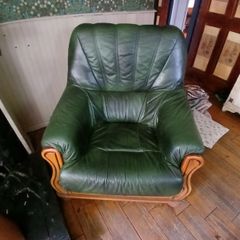 Leather suite