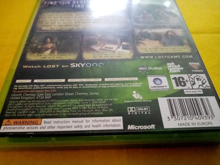 Lost Xbox 360 Games Original
