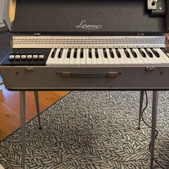 Vintage Lorenzo Portable Electric Organ 1960s - working