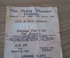 Nirvana ticket stub