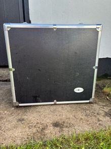 Equipment road case - black & silver