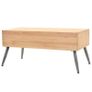 Coffee Table Solid Fir Wood 115x55x50 cm Image 4