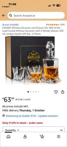 whiskey glasses set
