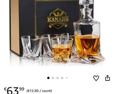 whiskey glasses set