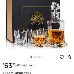 whiskey glasses set