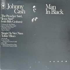 Johnny Cash - Man in Black. 1971 UK first pressing with original inner sleeve. Vinyl is absolutely mint, sleeve is in really nice shape. Bargain!