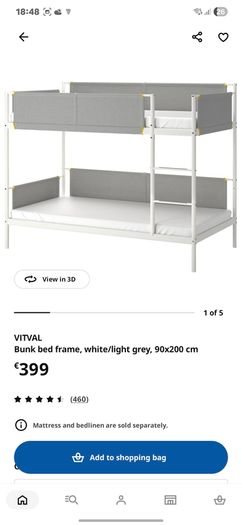 IKEA Vitval bunk beds without mattresses!