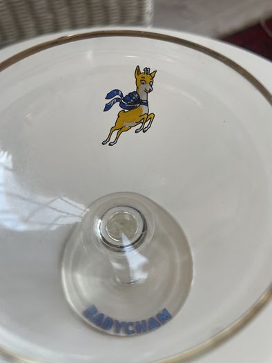 Vintage Babycham Glass