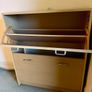 Shoe cabinet with 2 flip-down compartments, beech effect (2 available) Image 2