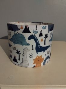 Kids dinosaur lamp shade