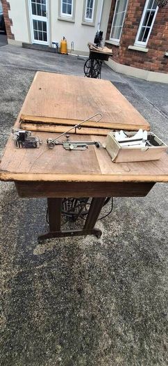 Antique Singer sewing machines x 2