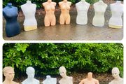 Mannequin Busts Job Lot - 14 Units As Seen In Photos - Sold As One Lot!