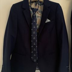 Communion Suit Navy Age 8-9