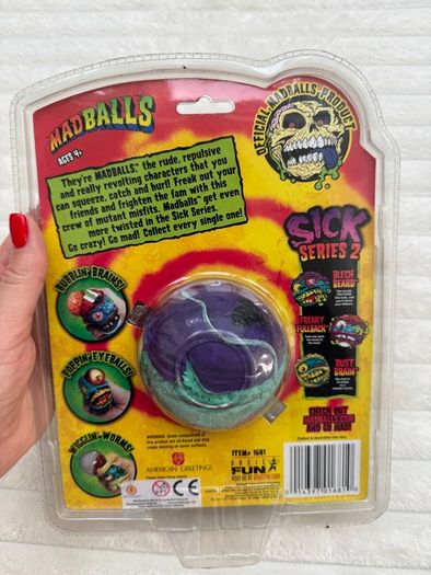 Madballs Blech Beard Sick Series 2 Mad Balls Damaged Box Please see photos