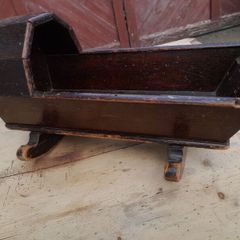 Vintage Handmade Dolls Cradle