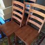 Solid wooden dining table Image 2