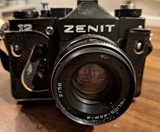 Vintage Soviet Zenit 12 SLR Camera