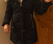 Faux Fur Collar Coat from Zara
