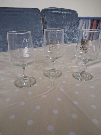 Commerative RNLI Goblets