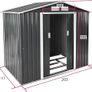 Metal Tool Shed Garden Shed Pitched Roof Metal B Image 2