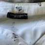 White blouse with butterflies Image 4