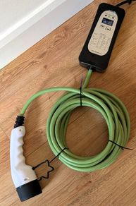 Electric Vehicle Charging Cable 10m Type 2 Socket 10A 2.3kW Mode 2
