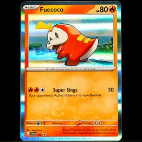 Fuecoco SVP 002 Holo Rare Black Star Promo Rare Pokemon Card