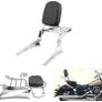 Backrest For Suzuki Intruder Motorcycle Passenger Bar Luggage Rear Rack Image 2