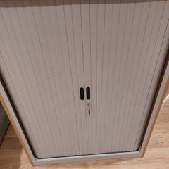 Large filing/storage cabinet with Tambour doors