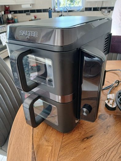 salter double air fryer brand new