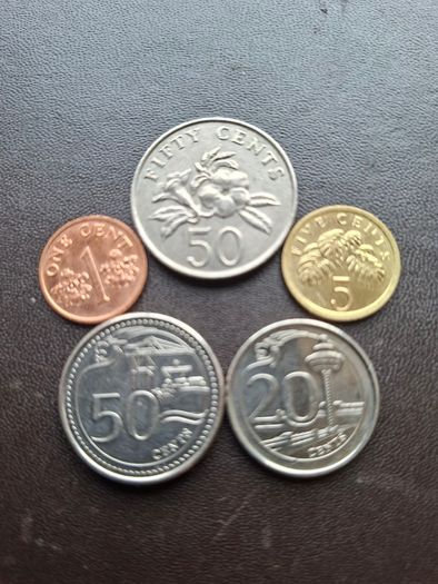 Indonesia&Malaysia&Singapore. Lot of 14 coins (1987-2014)