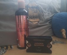 golden boudoir bath milk and soap