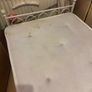 white Metal Single Bedframe Image 3