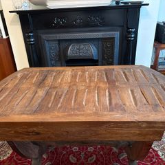Solid wood table