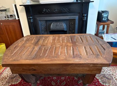 Solid wood table