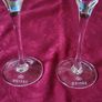 New In Box And Never Used Pair Of Duiske Glass 25th Anniversary Silver Band Flutes Image 6