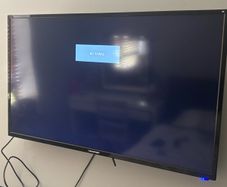 black smart tv, 32 inch, blaupunkt, perfect condition.
