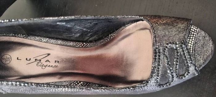 Black & Silver dressy shoes.