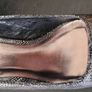 Black & Silver dressy shoes. Image 4