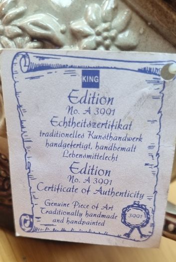 Vintage Lidded King Beer Stein