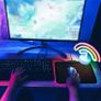 RGB Gaming Mouse Pad,LED USB Wired Colorful Waterproof Mice Mouse Mat for Gaming, Computer, Office and Desk(11.8"X9.8") Image 4