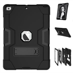 For Apple iPad 8th/7th (2020/2019) 10.2 inch Hard Case Survivor with Stand - Black