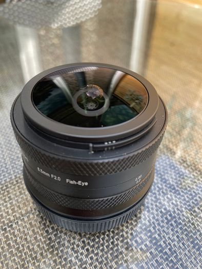 AstrHori 6.5mm F2 Ultra Wide Angle Fisheye APS-C Manual Prime Lens for Canon RF