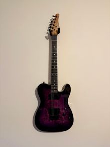 Schecter PT Standard Purple Burst Burl