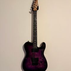 Schecter PT Standard Purple Burst Burl