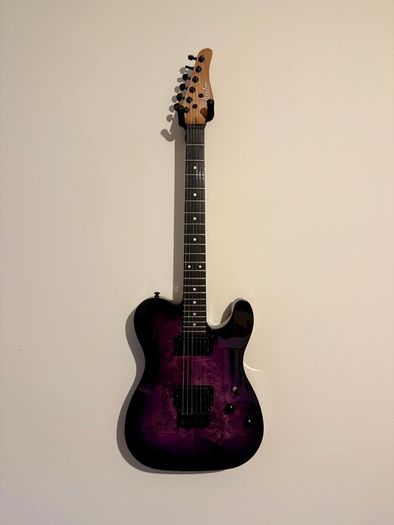 Schecter PT Standard Purple Burst Burl